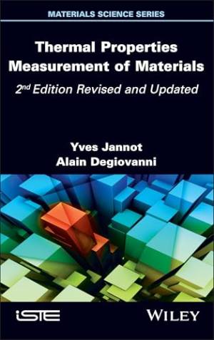 Book cover: Thermal properties measurement of materials