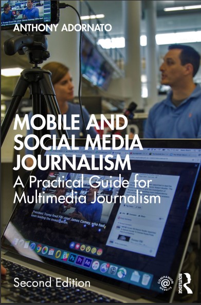 Book cover: Mobile and social media journalism: a practical guide for multimedia journalism.