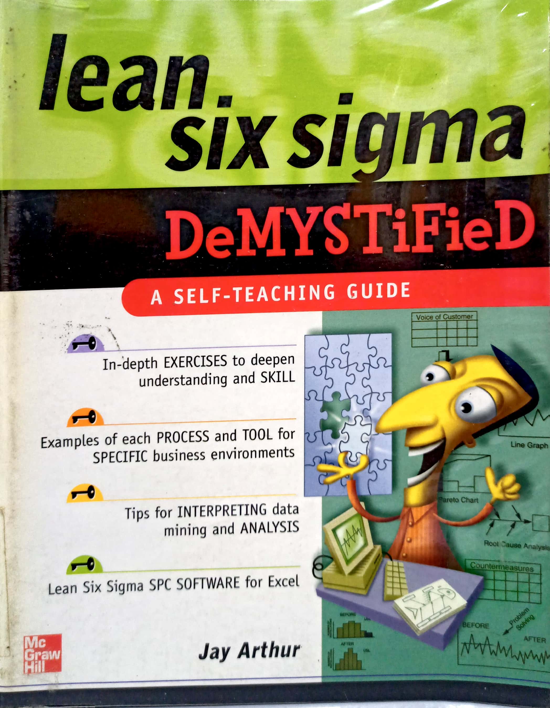 Book cover: Lean six sigma demystified.