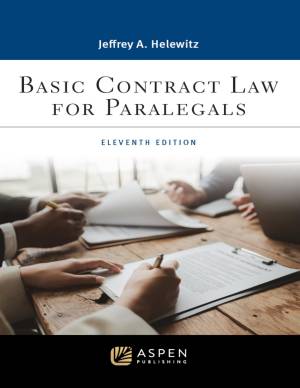 Book cover: Basic contract law for paralegals