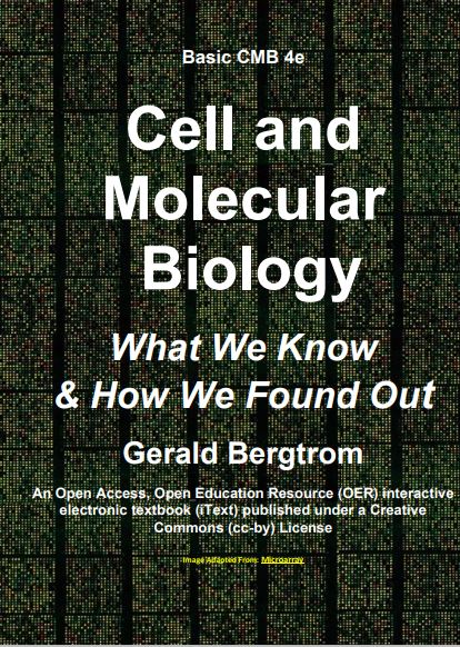 Book cover: Cell and molecular biology: what we know & how we found out.