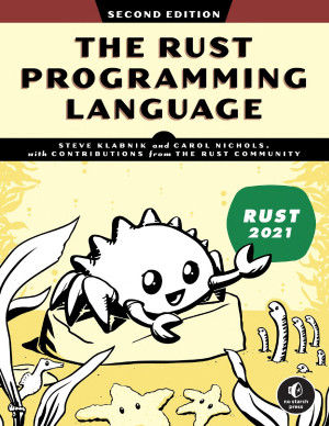 Book cover: The Rust programming language