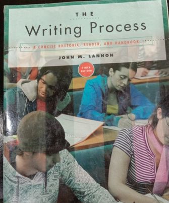 Book cover: The Writing process : a concise rhetoric, reader and handbook