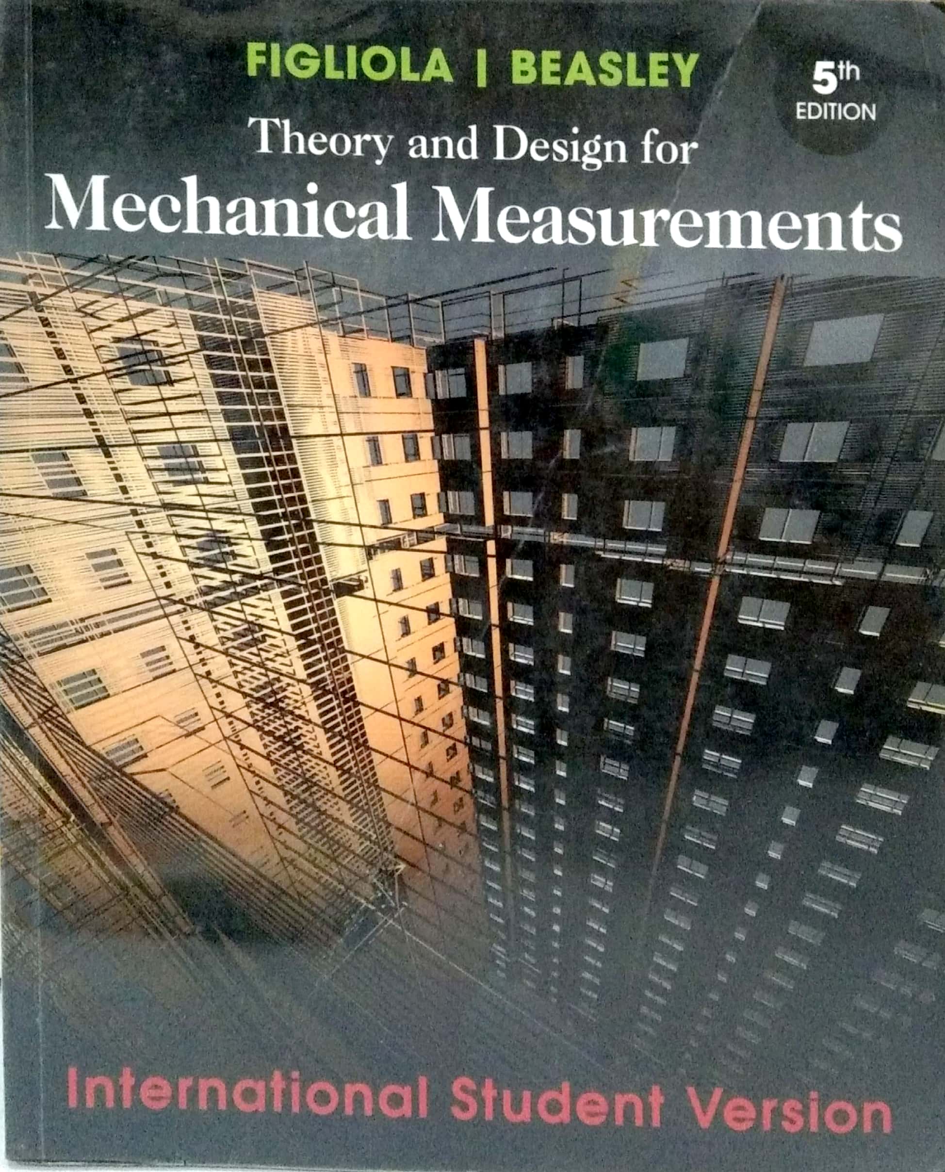 Book cover: Theory and design for mechanical measurements.
