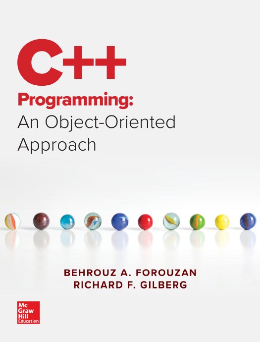 Book cover: C++ programming : an object-oriented approach