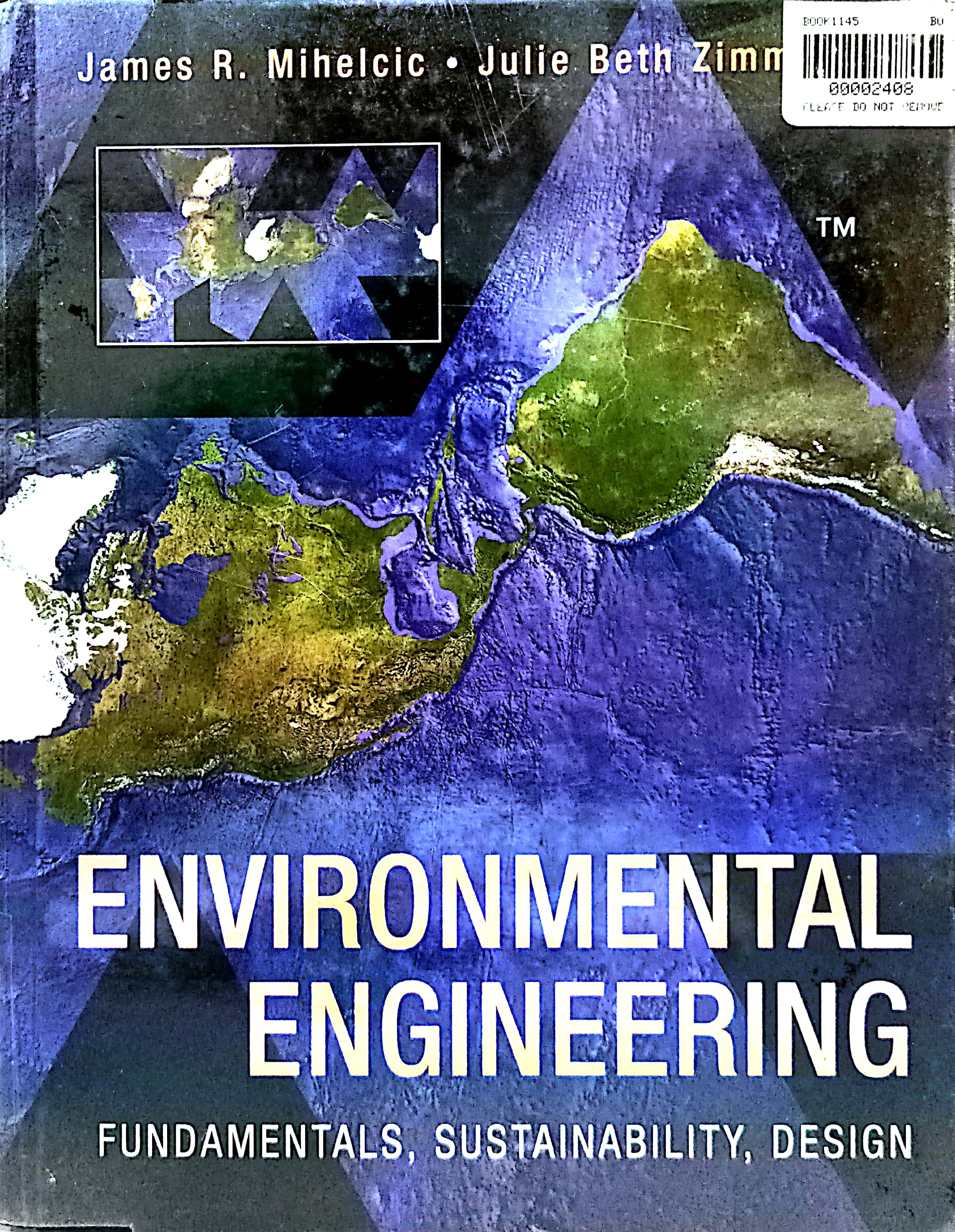 Book cover: Environmental engineering