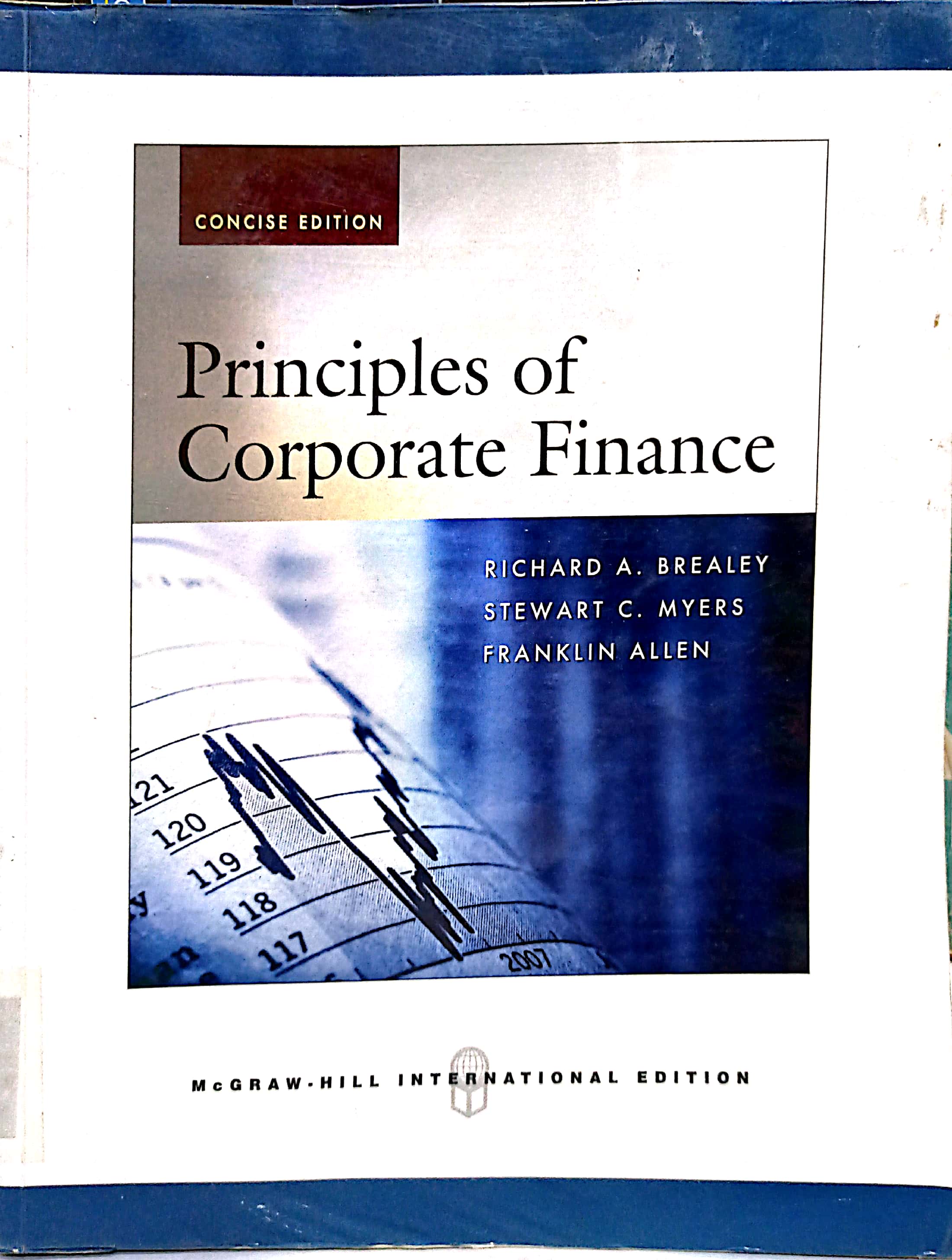 Book cover: Principles of corporate finance