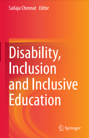 Book cover: Disability, inclusion and inclusive education