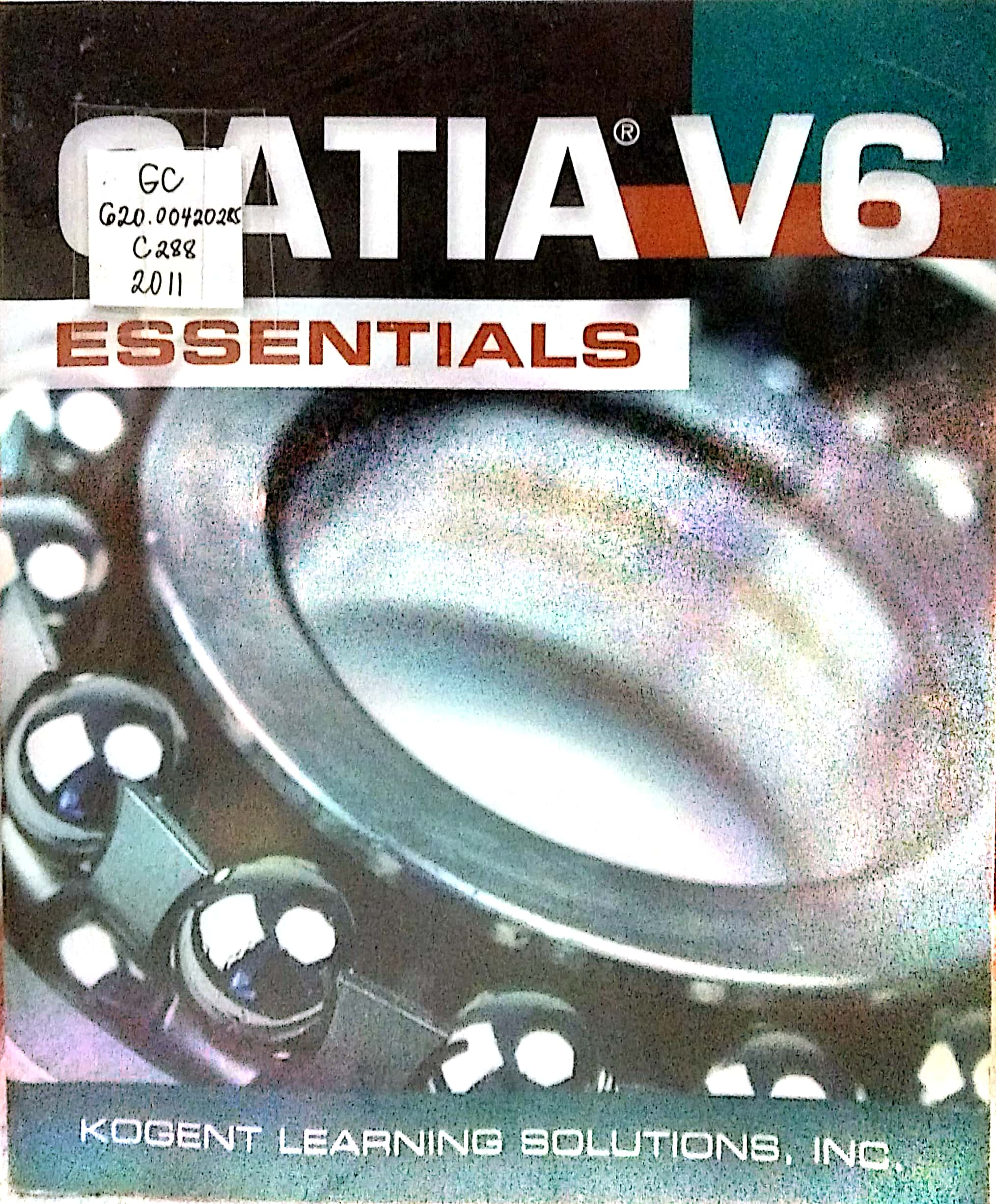 Book cover: Catia V6 essentials.