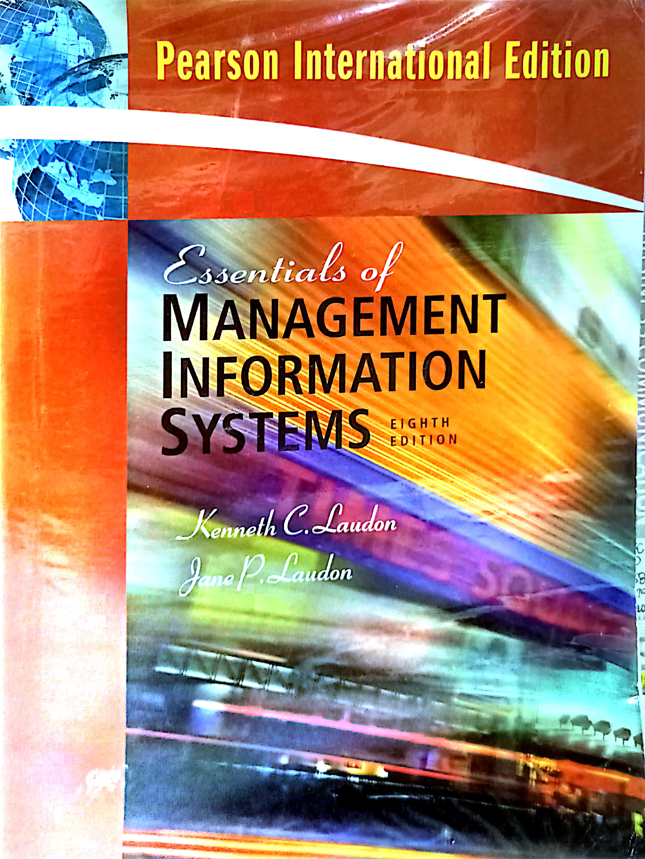 Book cover: Essentials of management information systems
