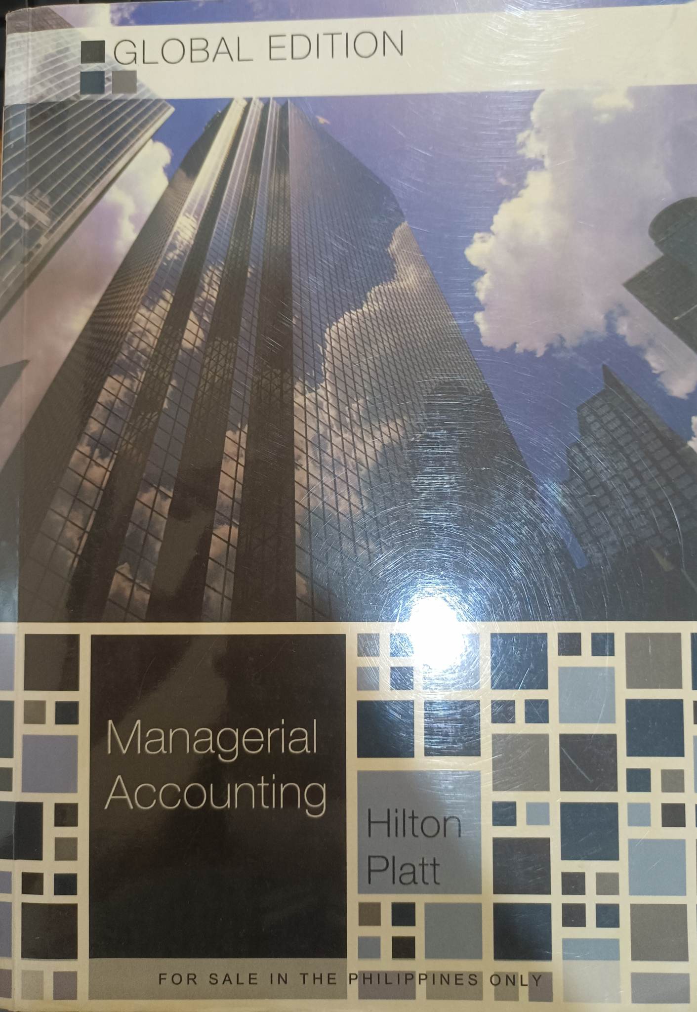 Book cover: Managerial accounting : creating value in a global business environment