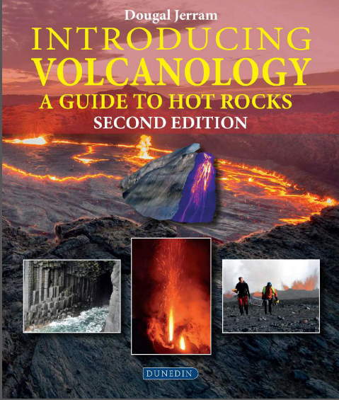 Book cover: Introducing volcanology: a guide to hot rocks.