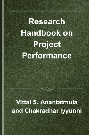 Book cover: Research handbook on project performance