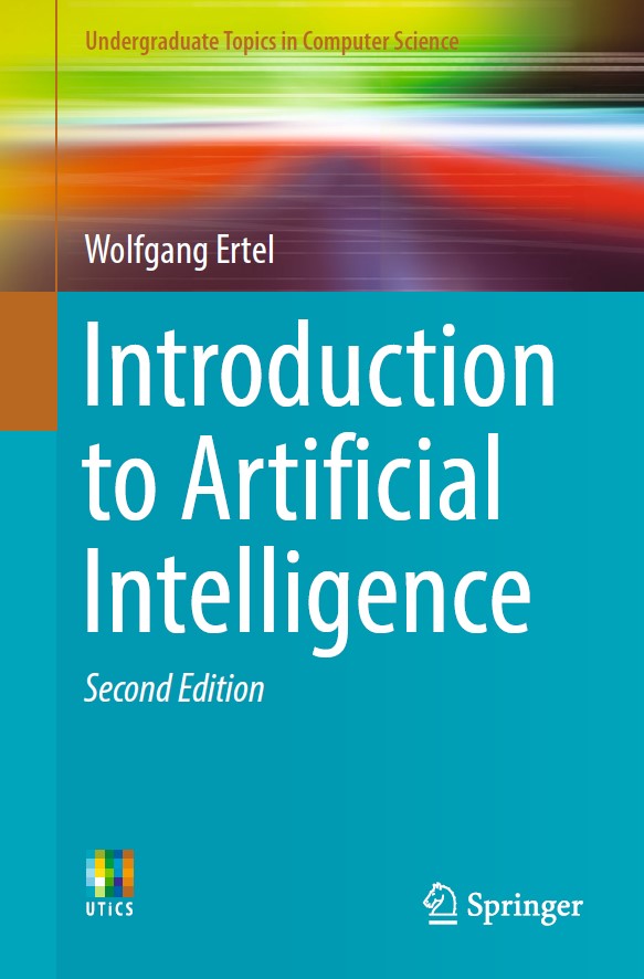 Book cover: Introduction to artificial intelligence.