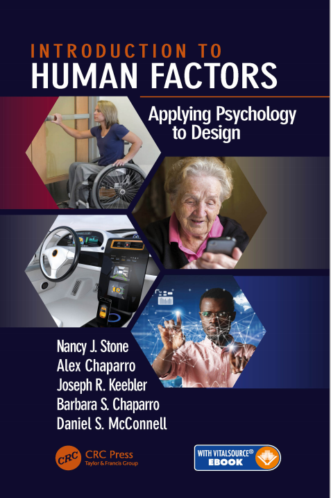 Book cover: Introduction to human factors: applying psychology to design