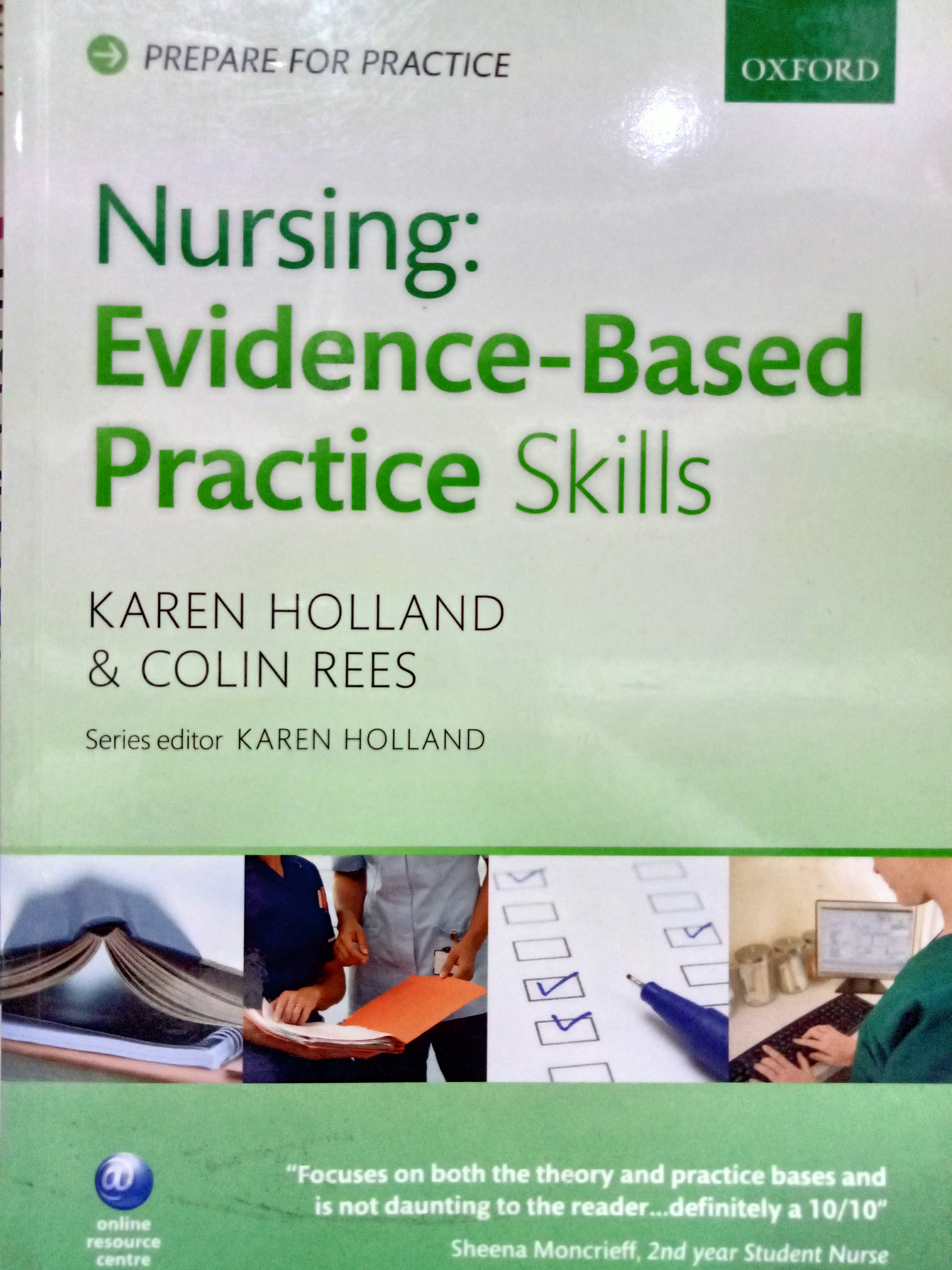 Book cover: Nursing : evidence-based practice skills