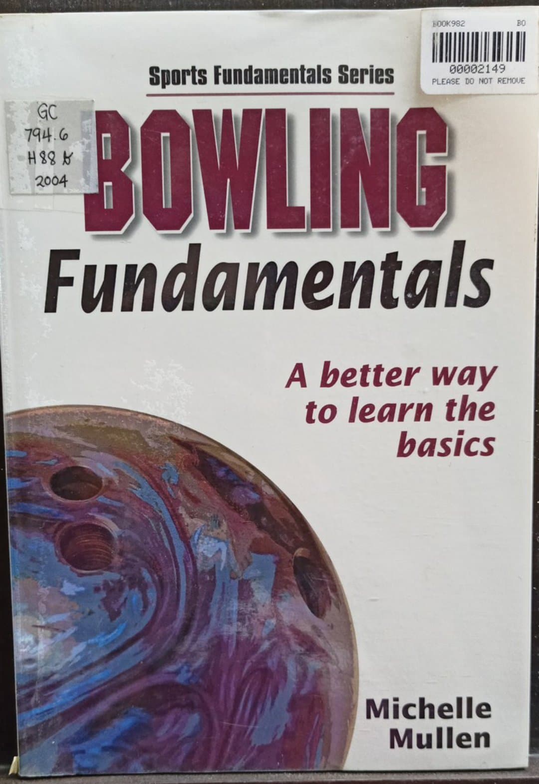 Book cover: Bowling fundamentals: a better way to learn basics