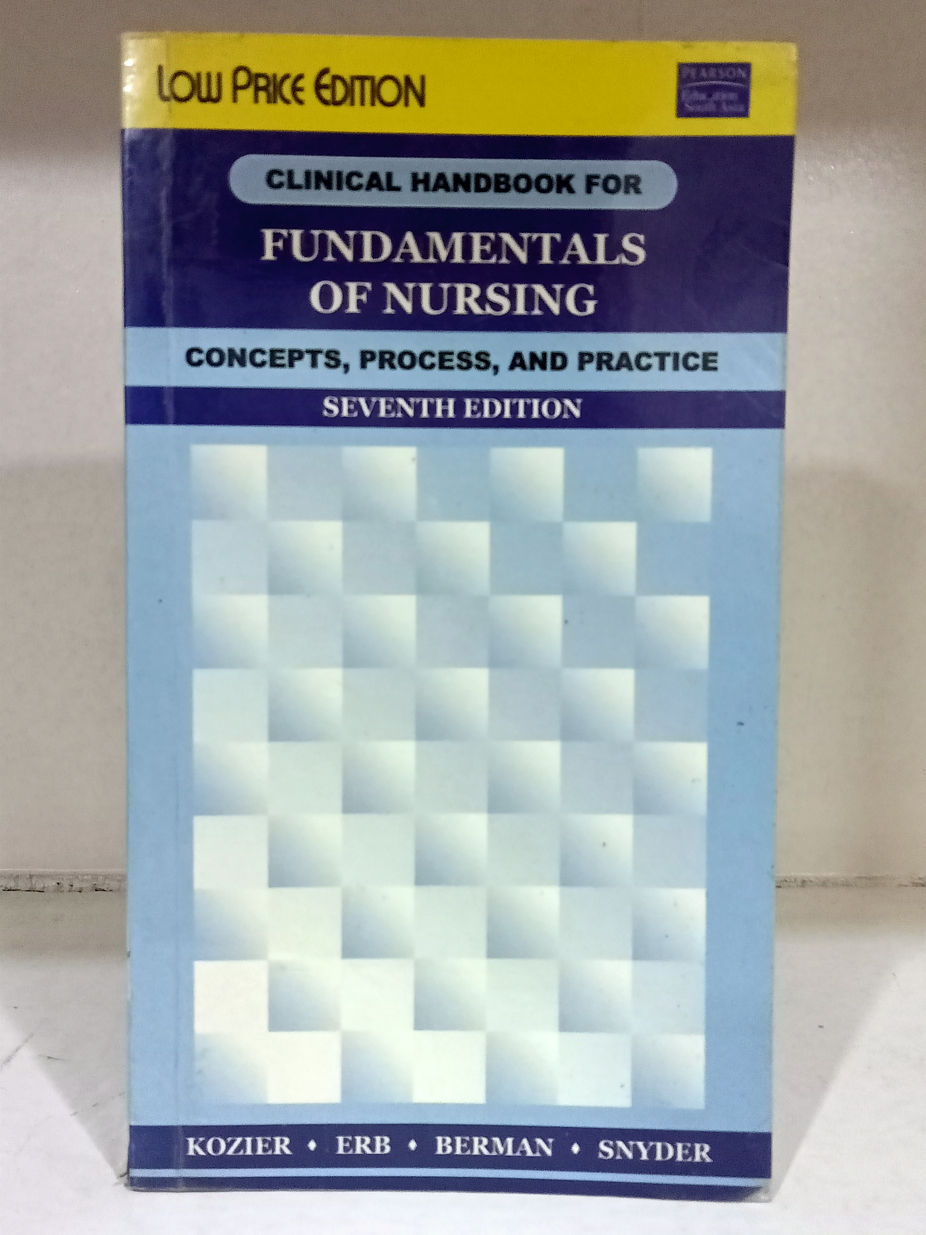 Book cover: Clinical handbook for fundamentals of nursing concepts