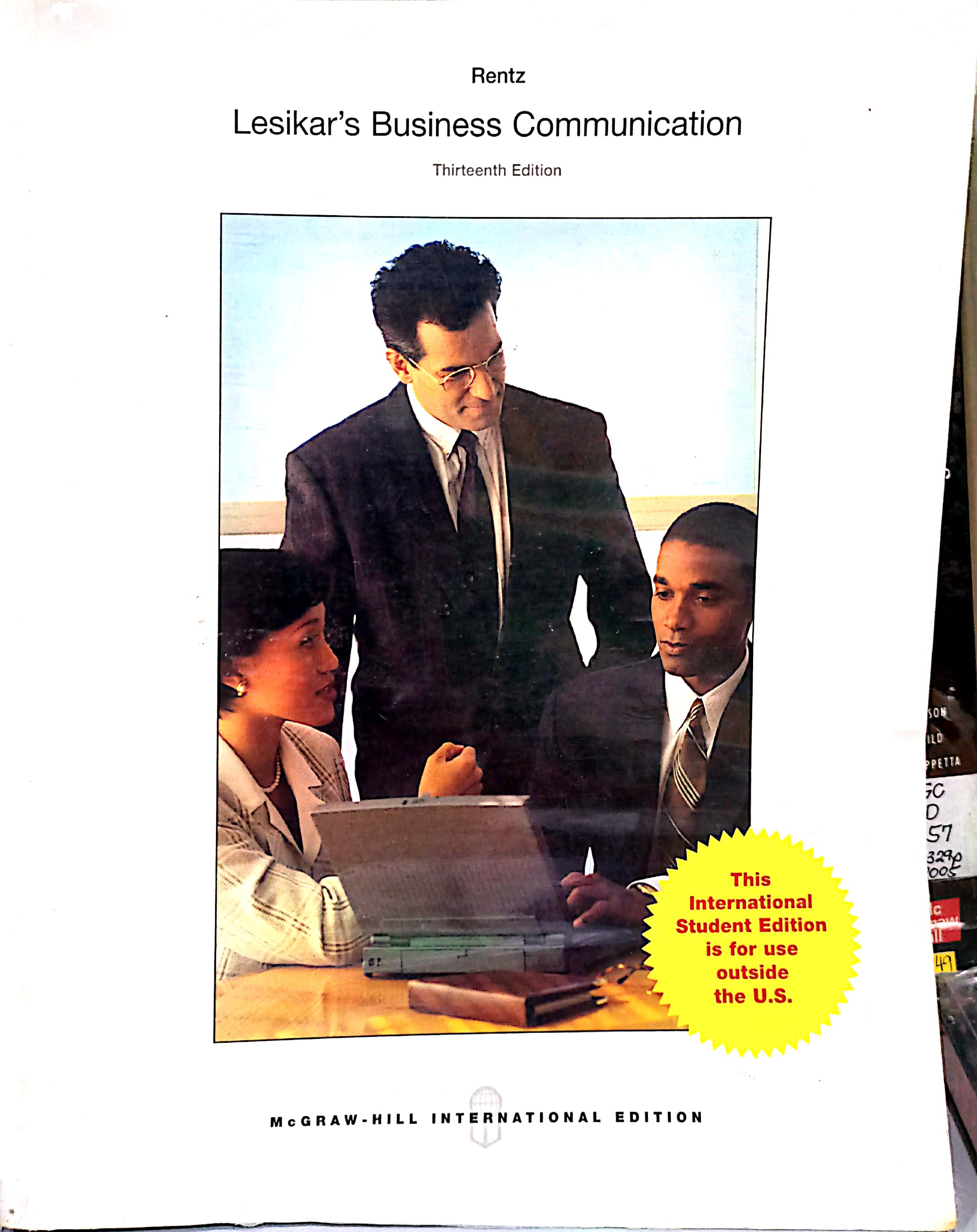 Book cover: Lesikar`s business communication: connecting in a digital world