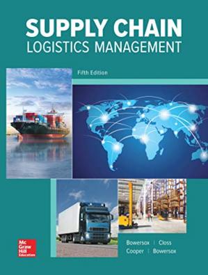 Book cover: Supply chain logistics management