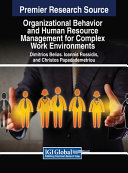 Book cover: Organizational behavior and human resource management for complex work environments
