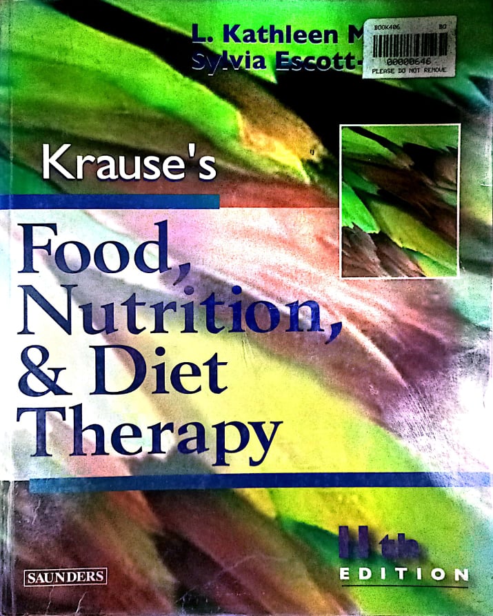 Book cover: Krause's food, nutrition & diet therapy.