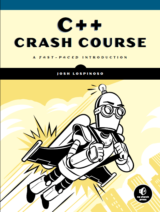 Book cover: C++ crash course: a fast-paced introduction