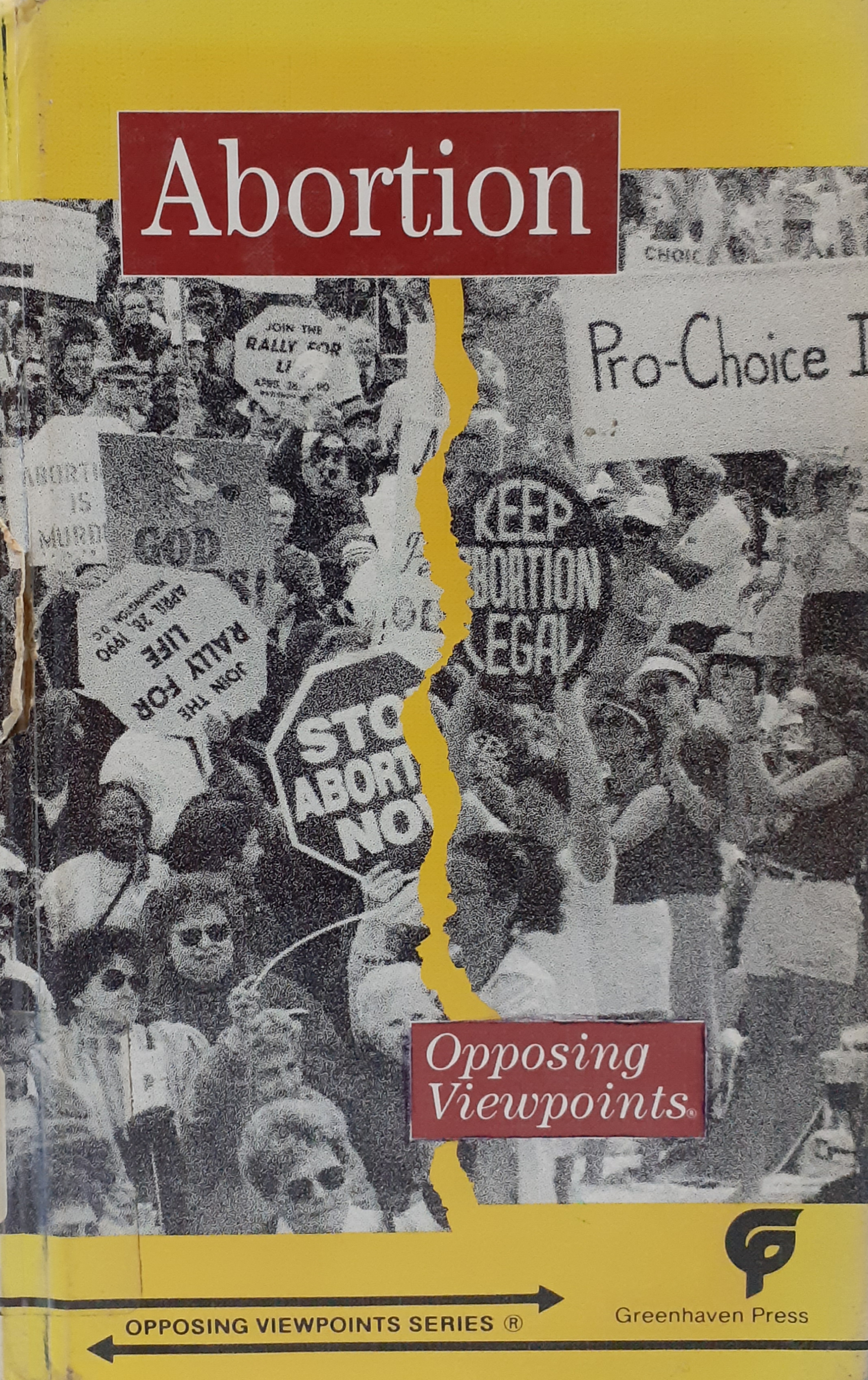 Book cover: Abortion : opposing viewpoints