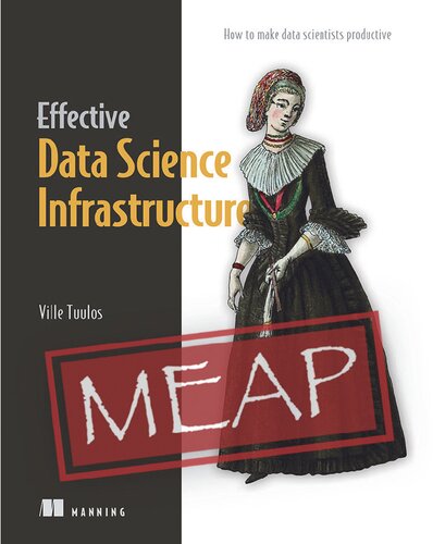 Book cover: Effective data science infrastructure: how to make data scientists productive.