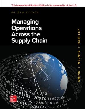 Book cover: Managing operations across the supply chain