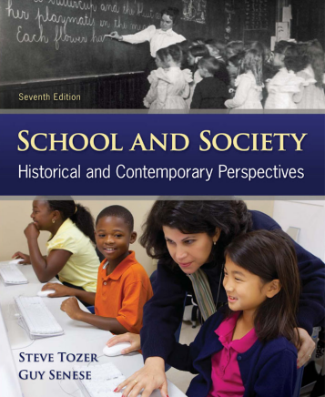 Book cover: School and society : historical and contemporary perspectives