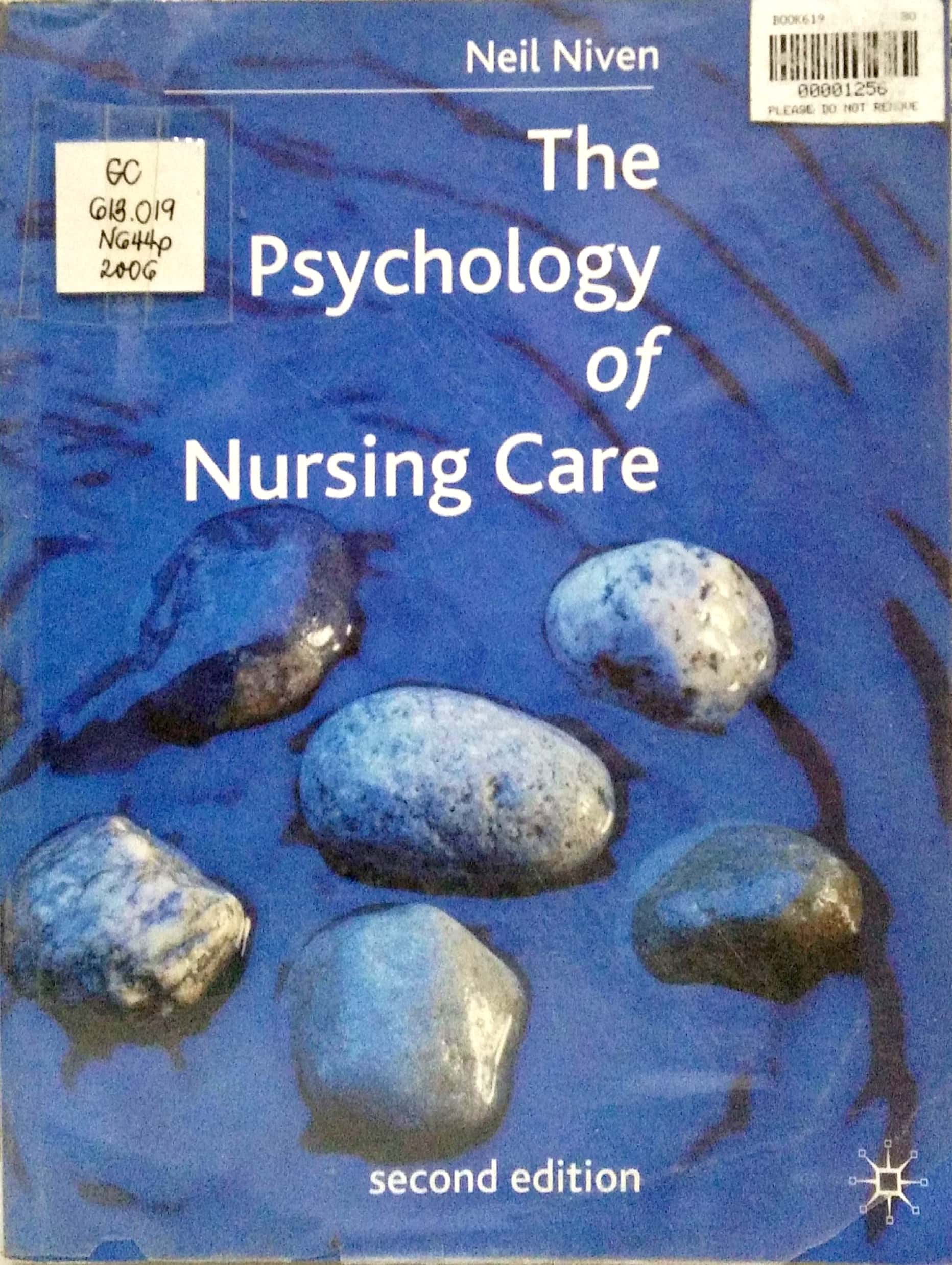 Book cover: The Psychology of nursing care
