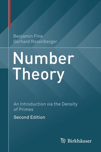 Book cover: Number theory: an introduction via the density of primes
