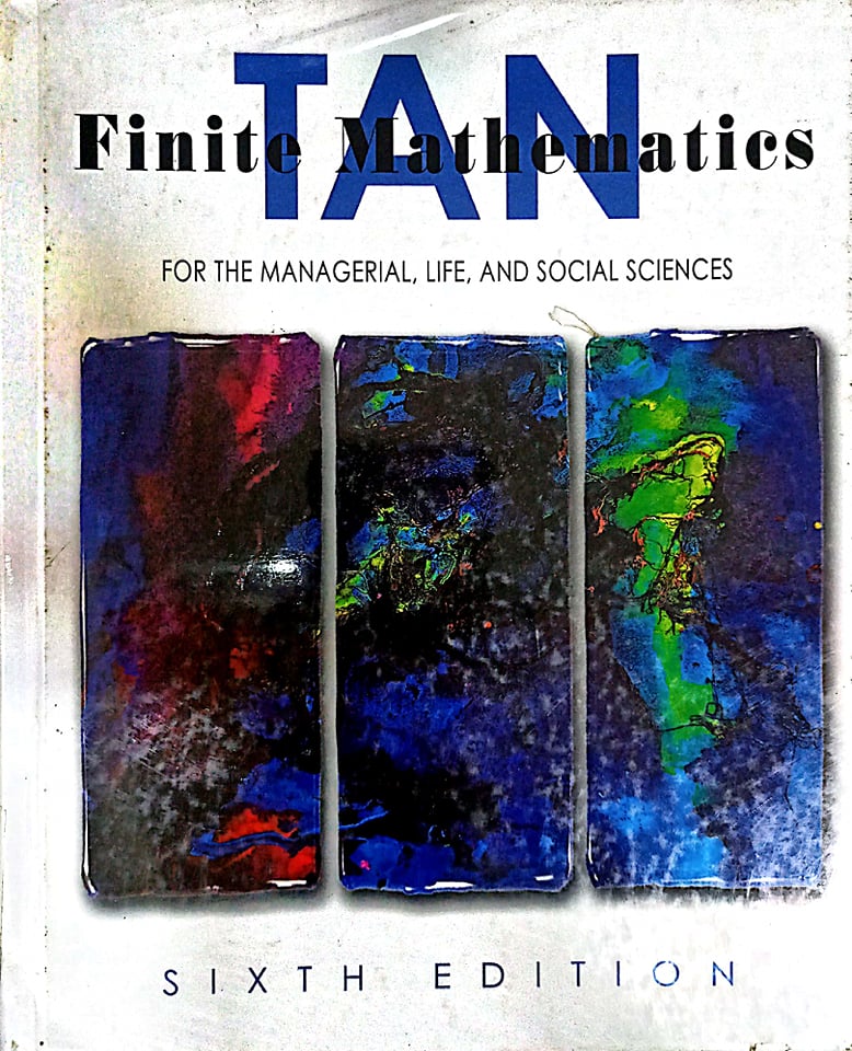 Book cover: Finite mathematics for the managerial, life and social sciences