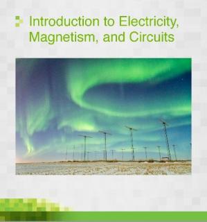 Book cover: Introduction to electricity, magnetism, and circuits