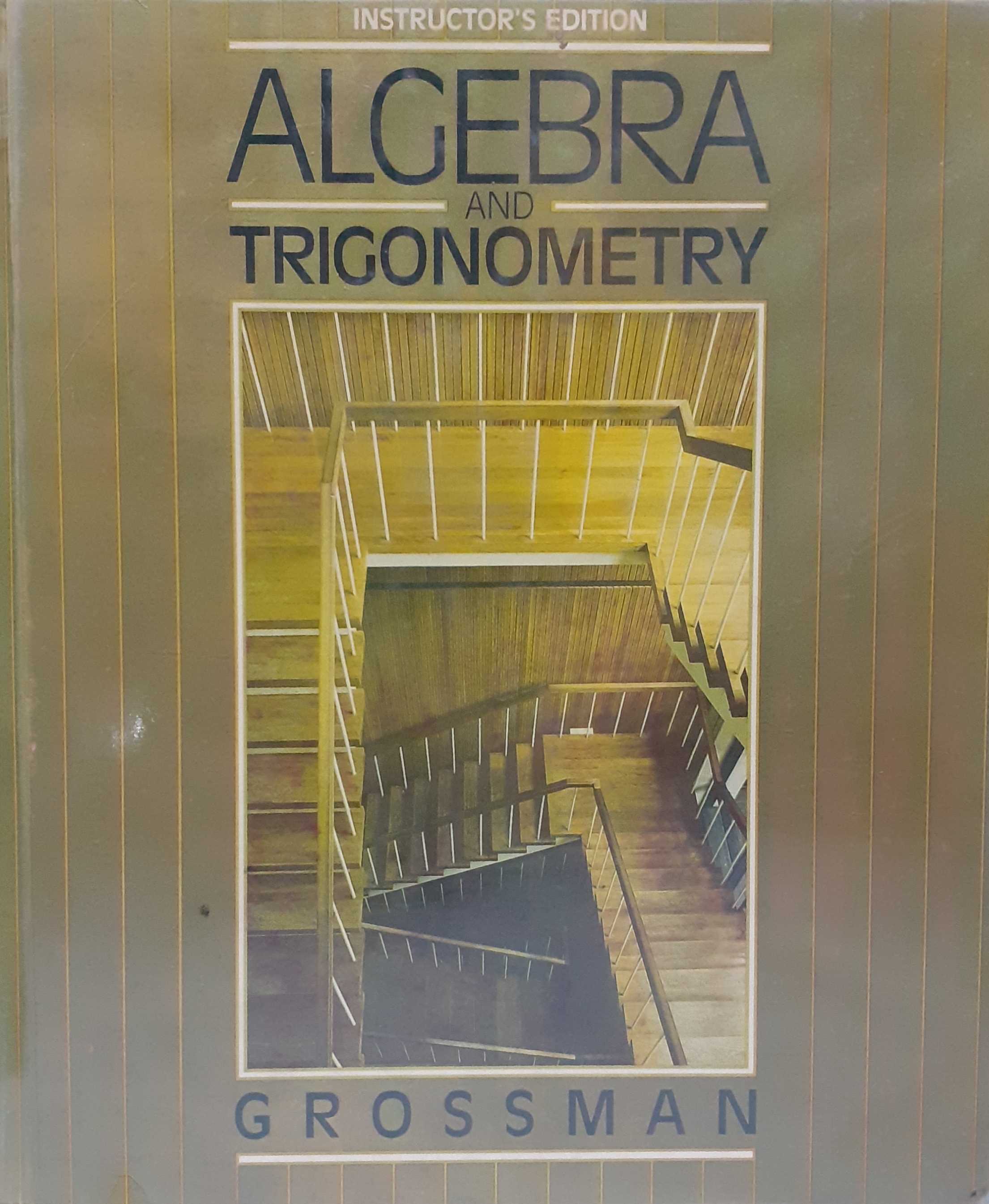 Book cover: Algebra and trigonometry