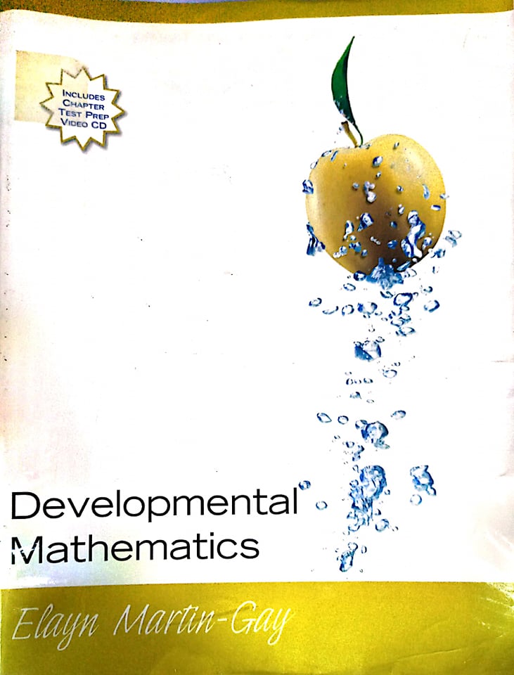 Book cover: Developmental mathematics