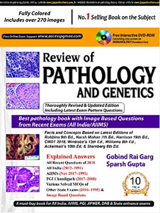 Book cover: Review of pathology and genetics