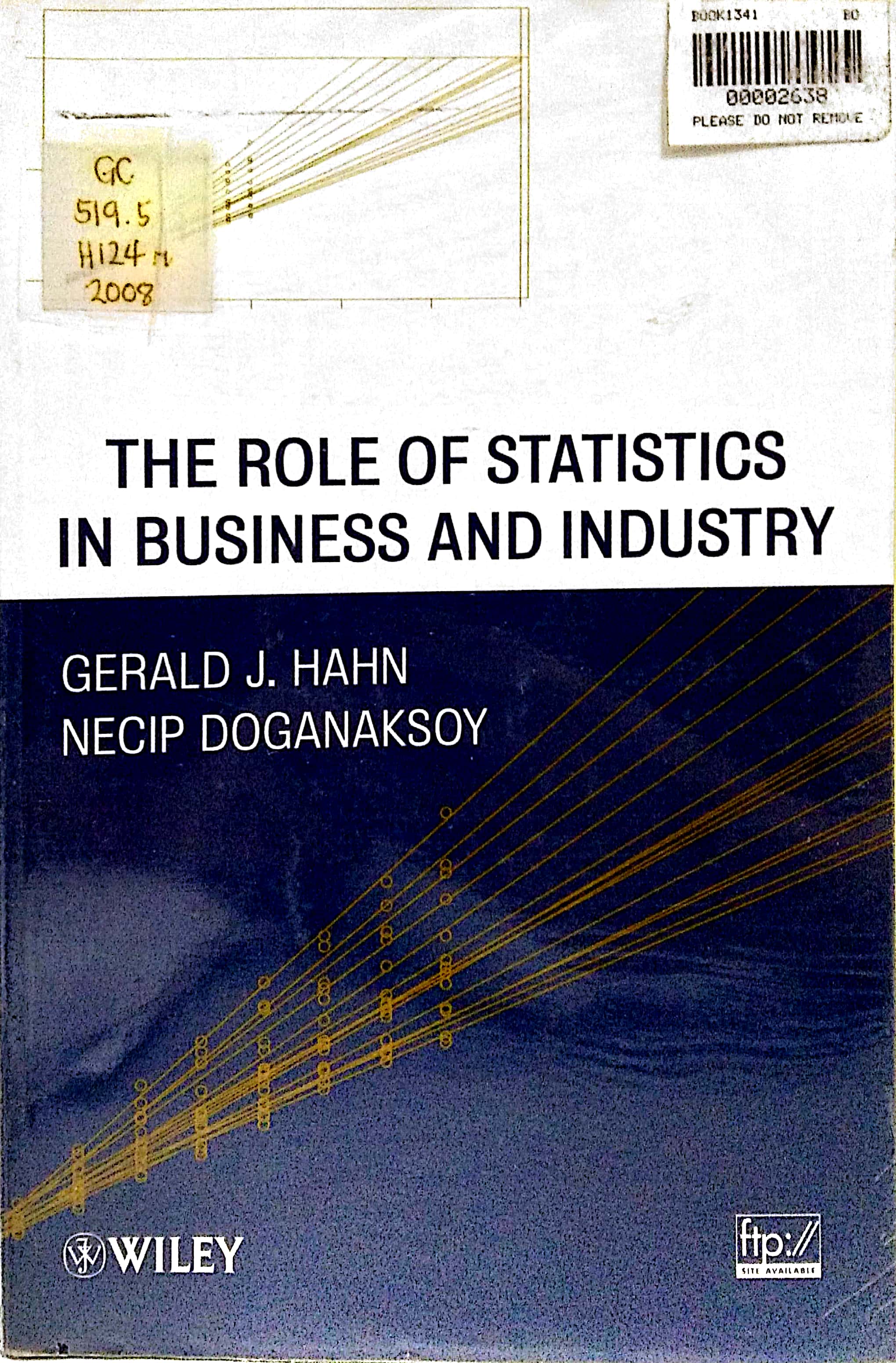 Book cover: The Role of statistics in business and industry