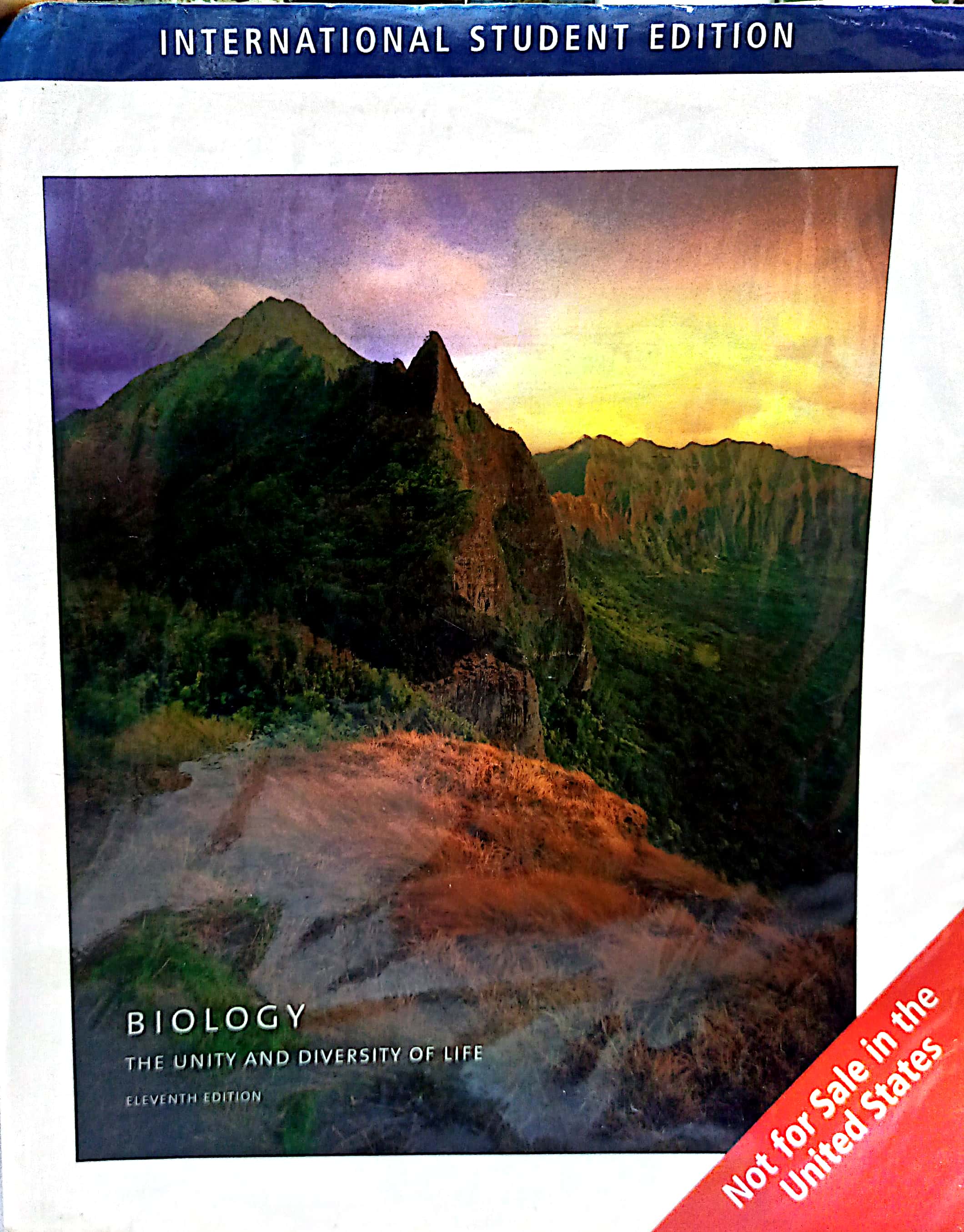 Book cover: Biology: the unity and diversity of life