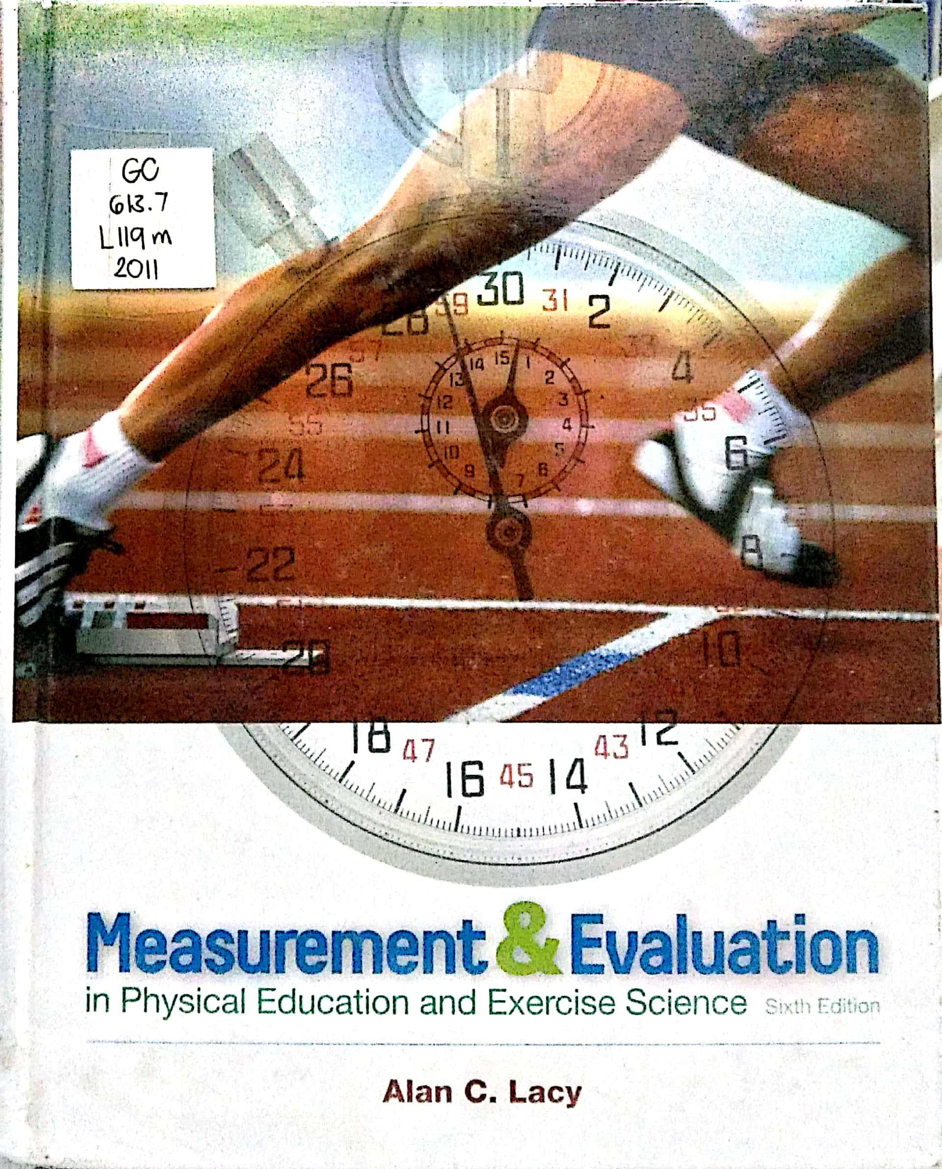 Book cover: Measurement & evaluation in Physical education.