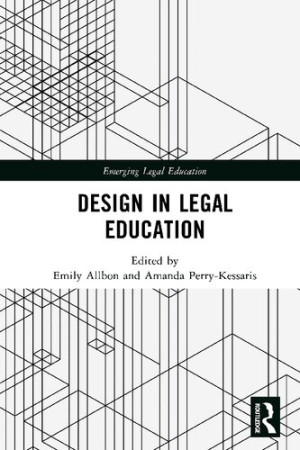 Book cover: Design in legal education