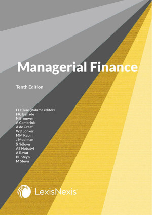Book cover: Managerial finance