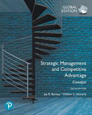 Book cover: Strategic management and competitive advantage : Concepts