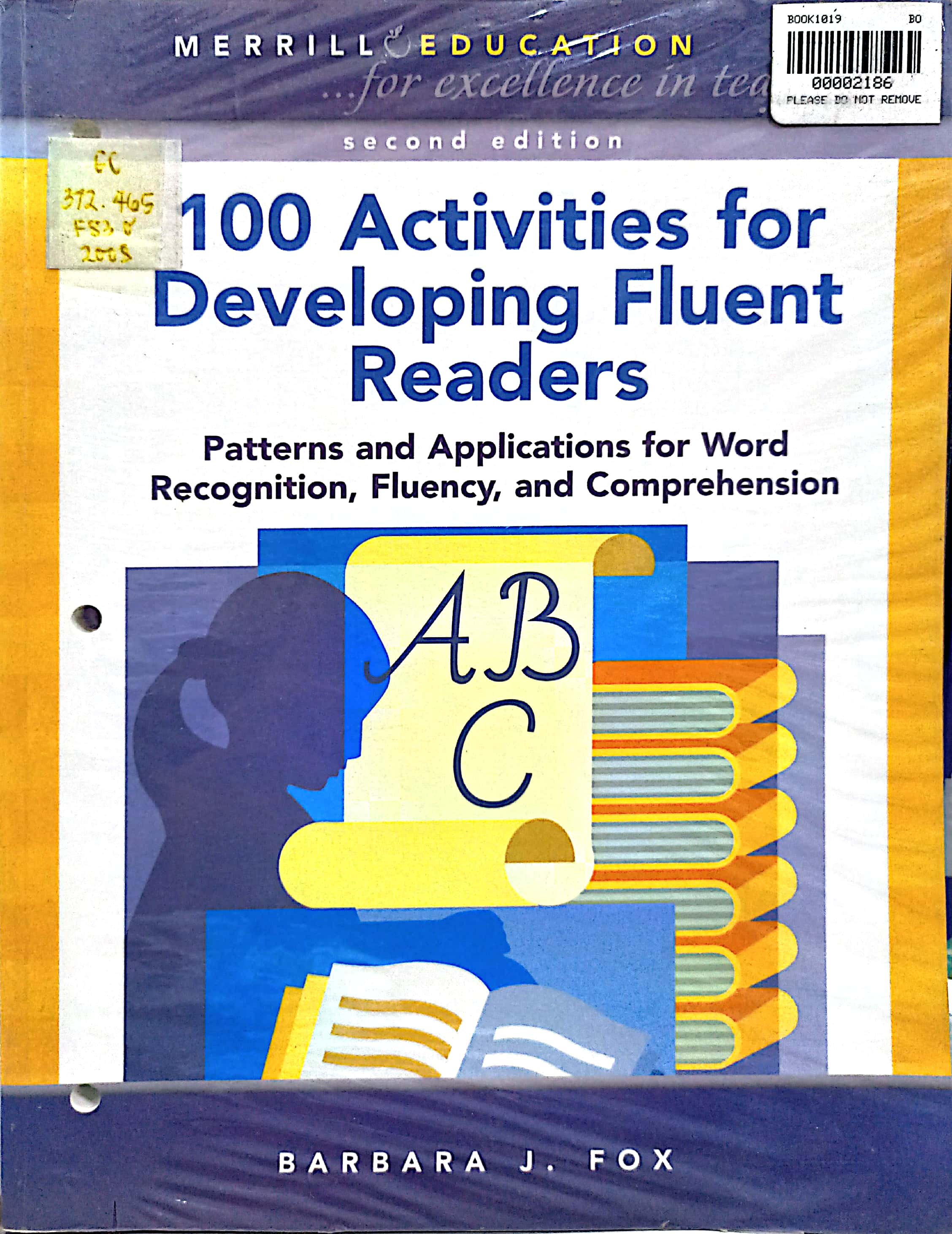 Book cover: 100 activities for developing fluent readers: patterns and applications…