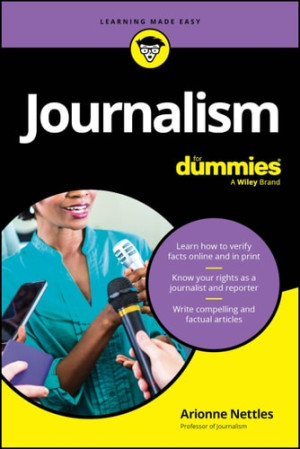 Book cover: Journalism for dummies