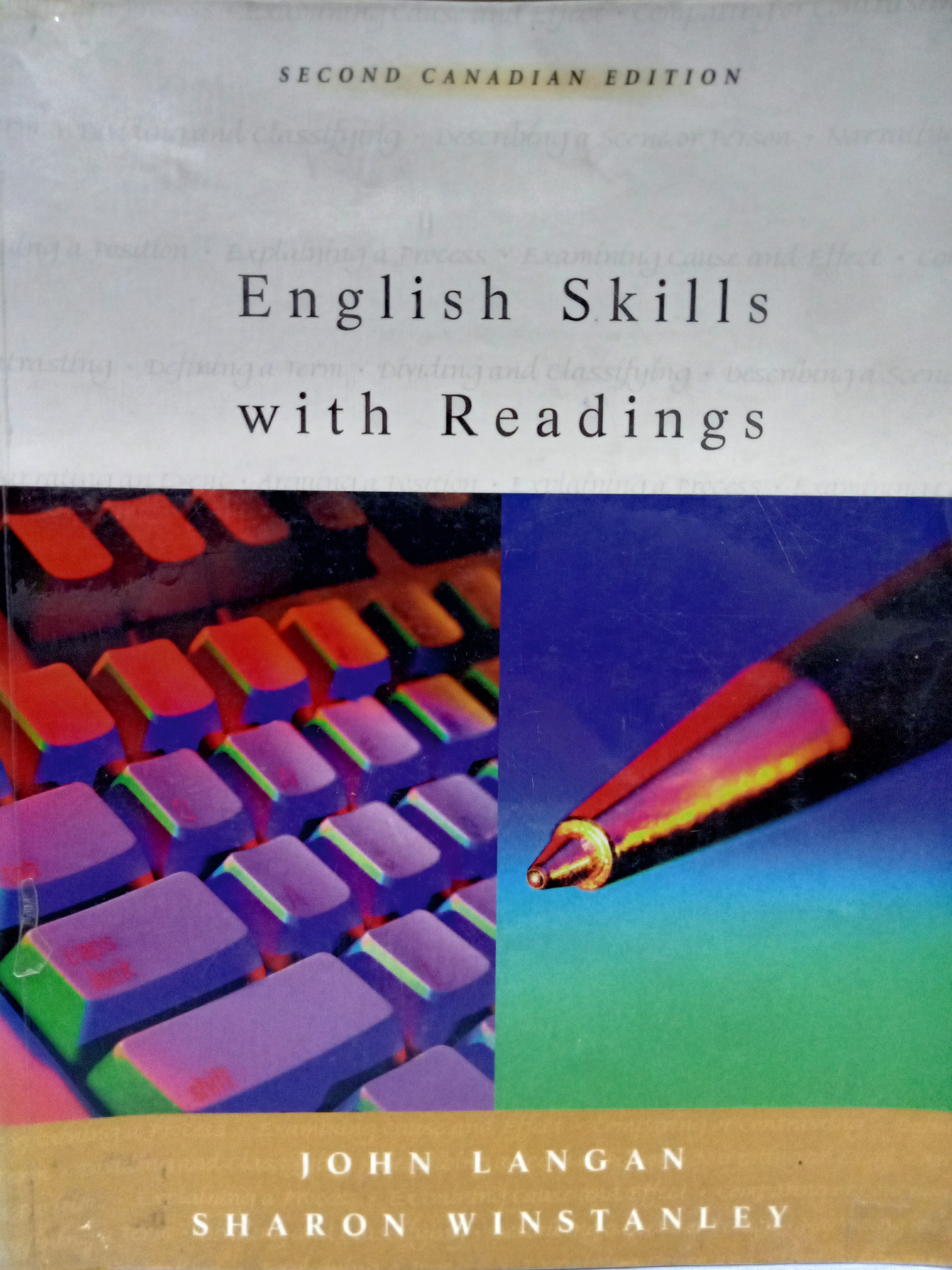 Book cover: English skills with readings