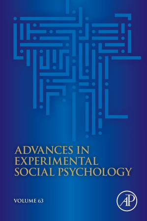 Book cover: Advances in experimental social psychology