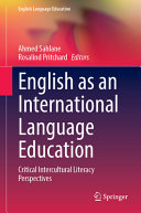 Book cover: English as an international language education : critical intercultural literacy perspectives