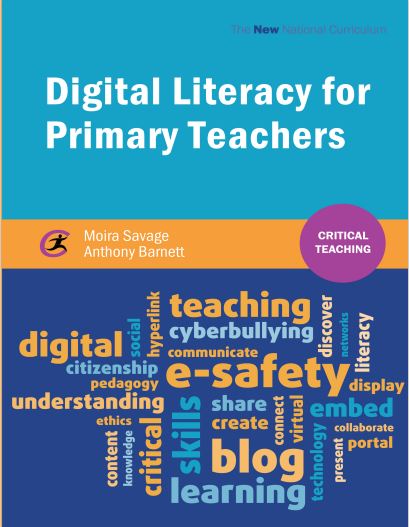 Book cover: Digital literacy for primary teachers.